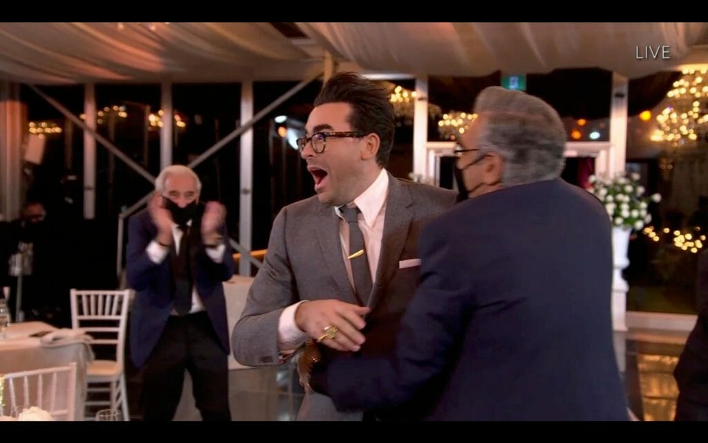 Schitt's Creek Dan Levy very excited after Emmys win