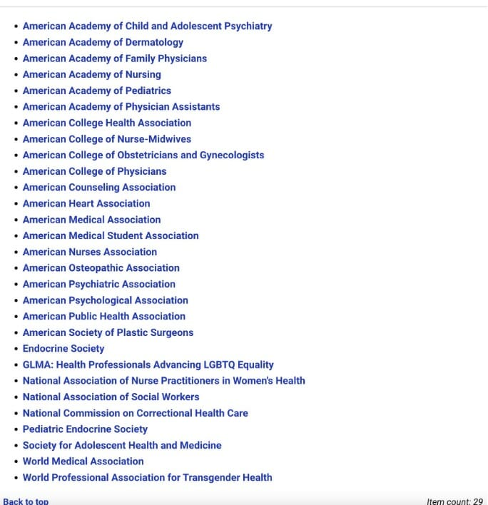 major-medical-associations | GLAAD