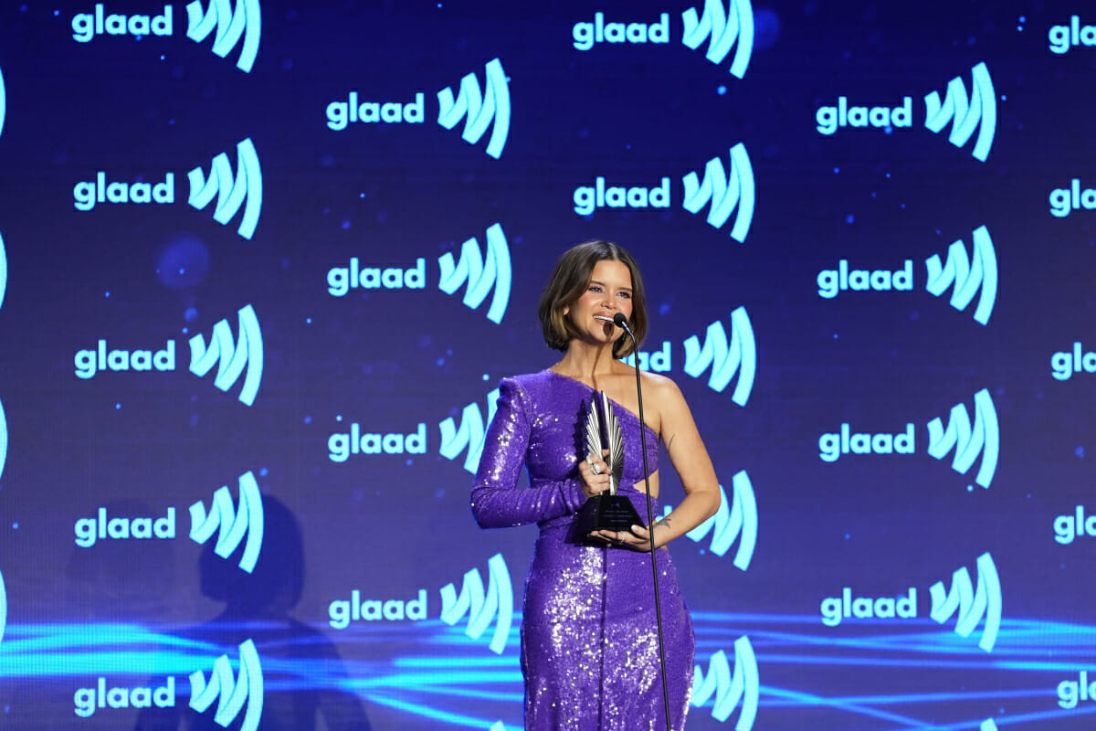 Maren Morris Accepts GLAAD’s Excellence in Media Award with powerful