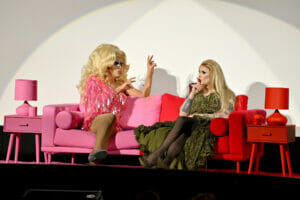 I Like to Watch LIVE with Trixie Mattel & Katya presenting Black Mirror Season 6 episode 'Joan is Awful' | GLAAD