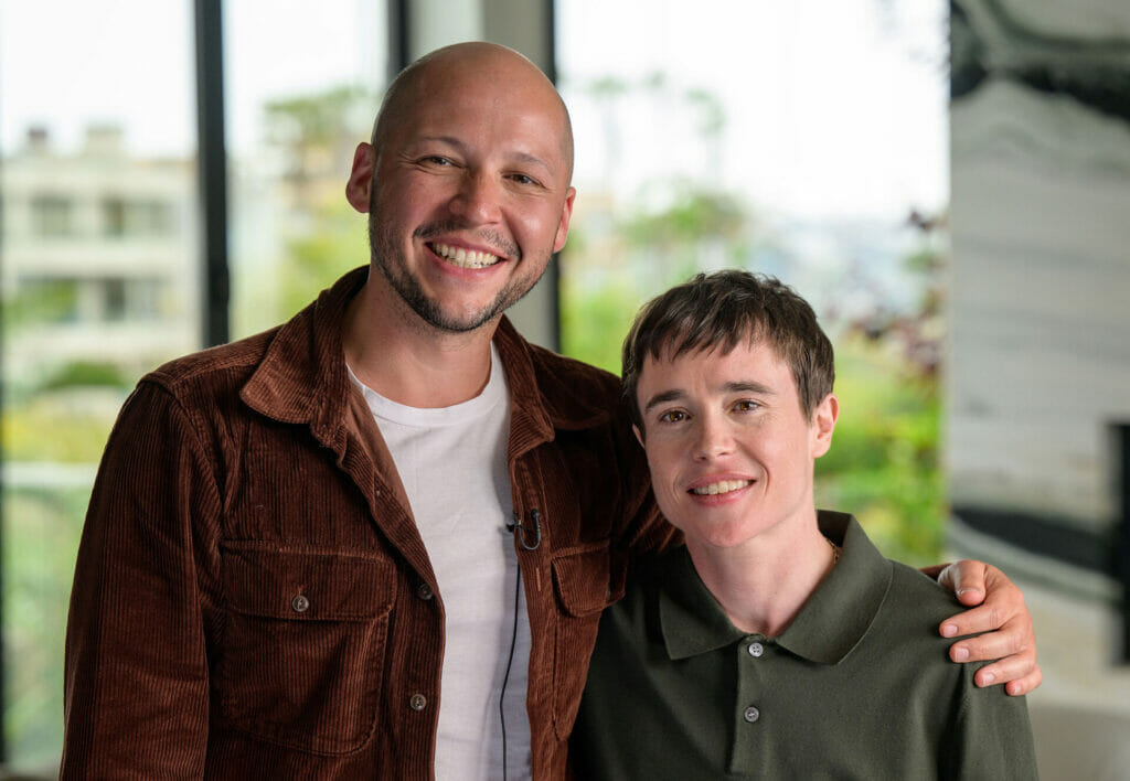 ABC's Robert Zepeda with Elliot Page | GLAAD