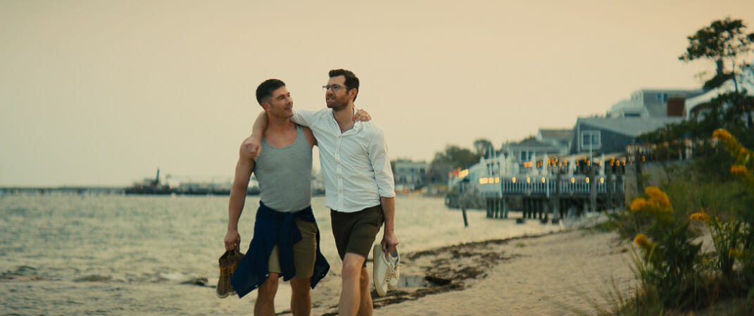 Universal - Luke Macfarlane and Billy Eichner as Aaron and Bobby, Bros | GLAAD Luke Macfarlane and Billy Eichner as Aaron and Bobby, Bros