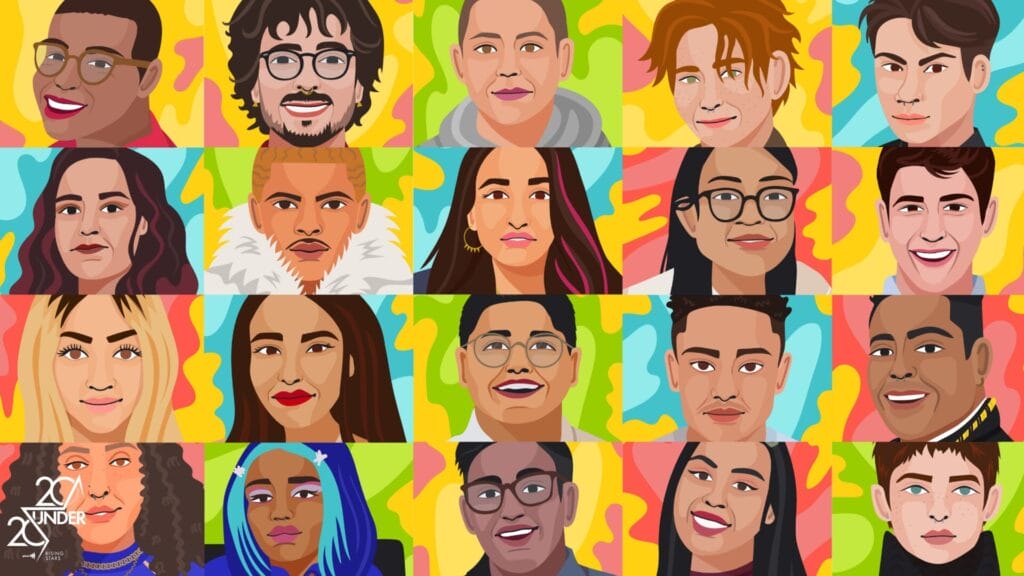 2020 20 Under 20-Illustrations by Carra Sykes | GLAAD 2020 20 Under 20-Illustrations by Carra Sykes