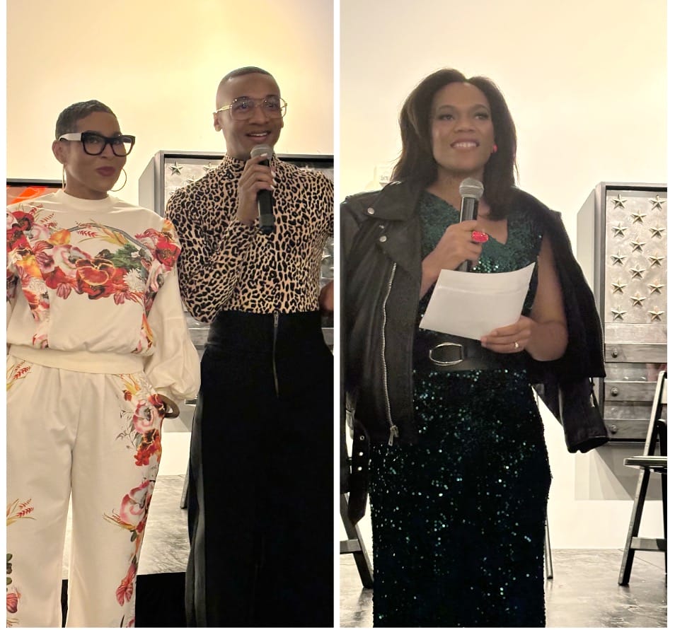 Emory COMPASS’s Candace Meadows, Entertainer and advocate Victor Jackson, and Gilead Sciences Dr. Shanell McGoy-Powers | GLAAD Emory COMPASS’s Candace Meadows, Entertainer and advocate Victor Jackson, and Gilead Sciences Dr. Shanell McGoy-Powers
