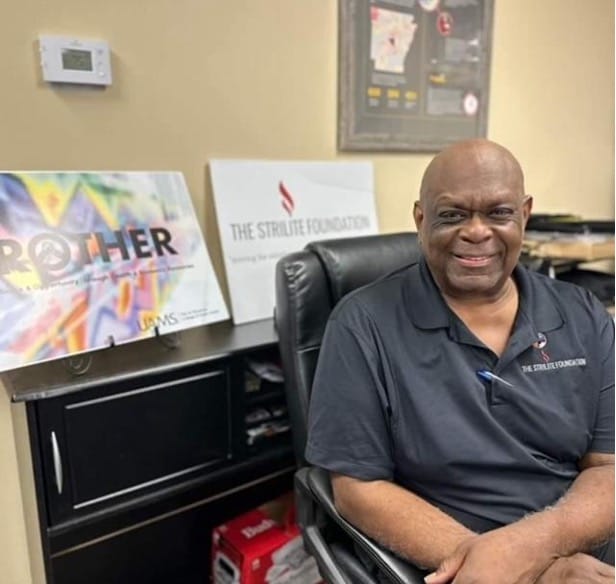 Arkansas Rapps Founder and CEO Cornelius Mabin Jr. pictured in his office | GLAAD Arkansas Rapps Founder and CEO Cornelius Mabin Jr. pictured in his office