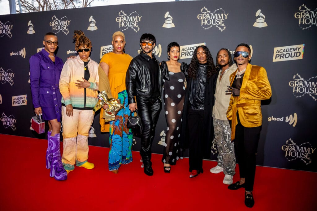 IMG_1691 | GLAAD 2024 EMEI Cohort Members Victor Jackson, Suni MF, NeverendingNina, SHAH, Mylah Muse, Albanus Thierry, 2AM Ricky, and Damez at Academy Proud x Recording Academy x GLAAD event