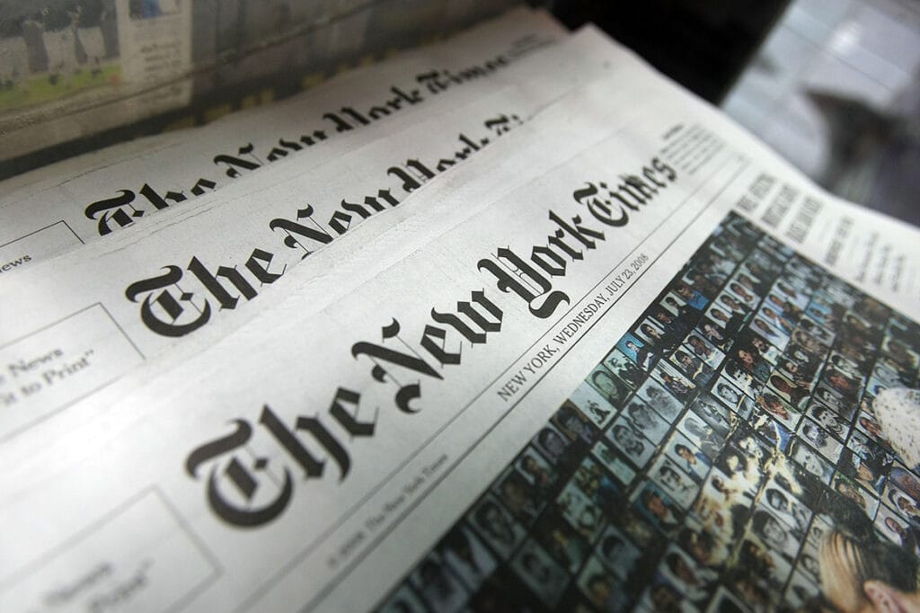 New York Times Newspaper