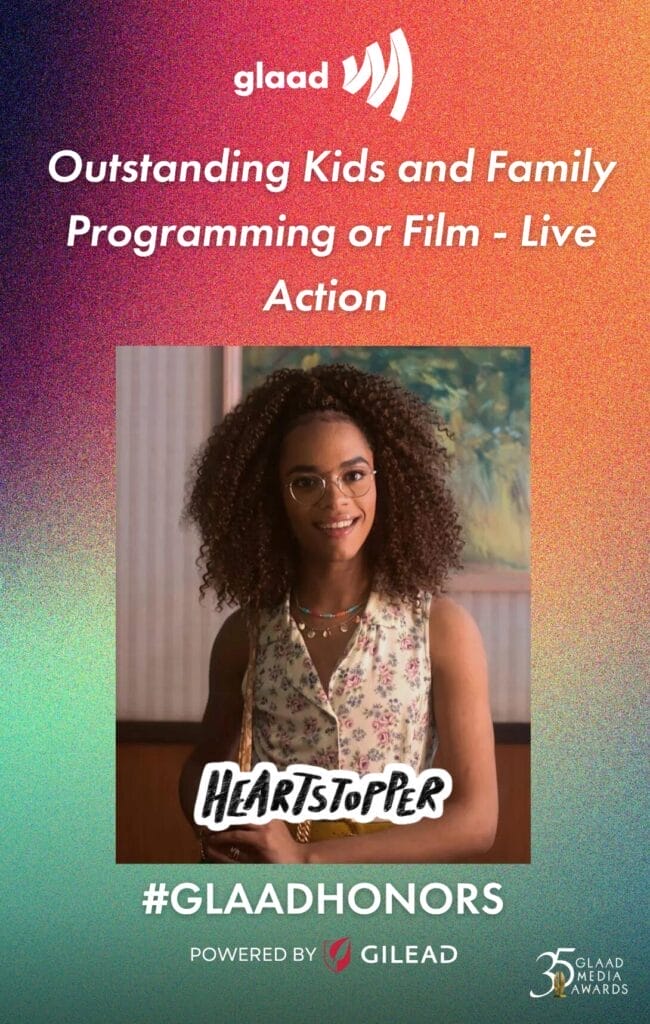 Screenshot 2024-03-21 at 124625 PM | GLAAD GLAAD Media Award Nominee - Heartstopper