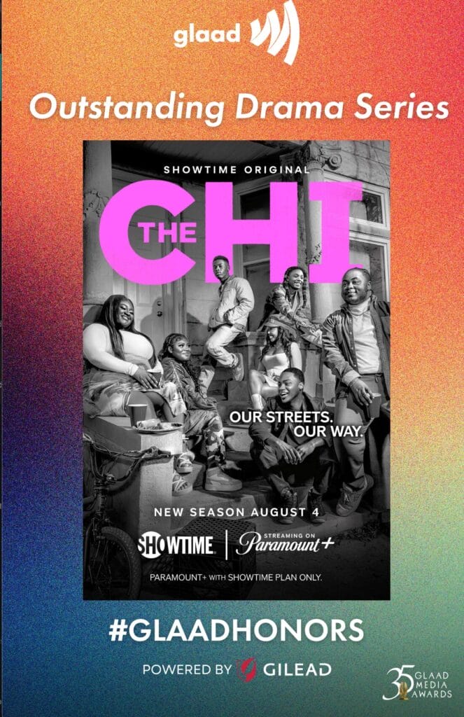 Screenshot 2024-03-21 at 124457 PM | GLAAD GLAAD Media Award Nominee - The Chi