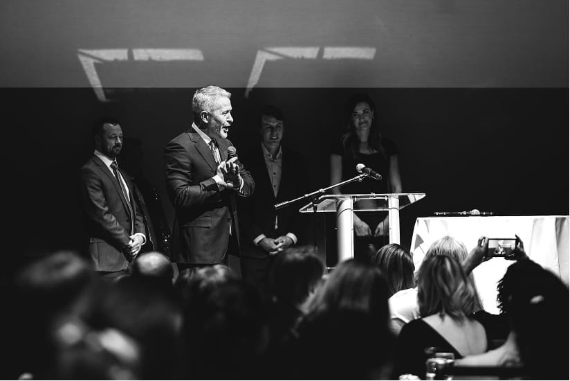 Image of a guest speaking at the TPAN Prism Fundraising Gala on March 8th | GLAAD Image of a guest speaking at the TPAN Prism Fundraising Gala on March 8th