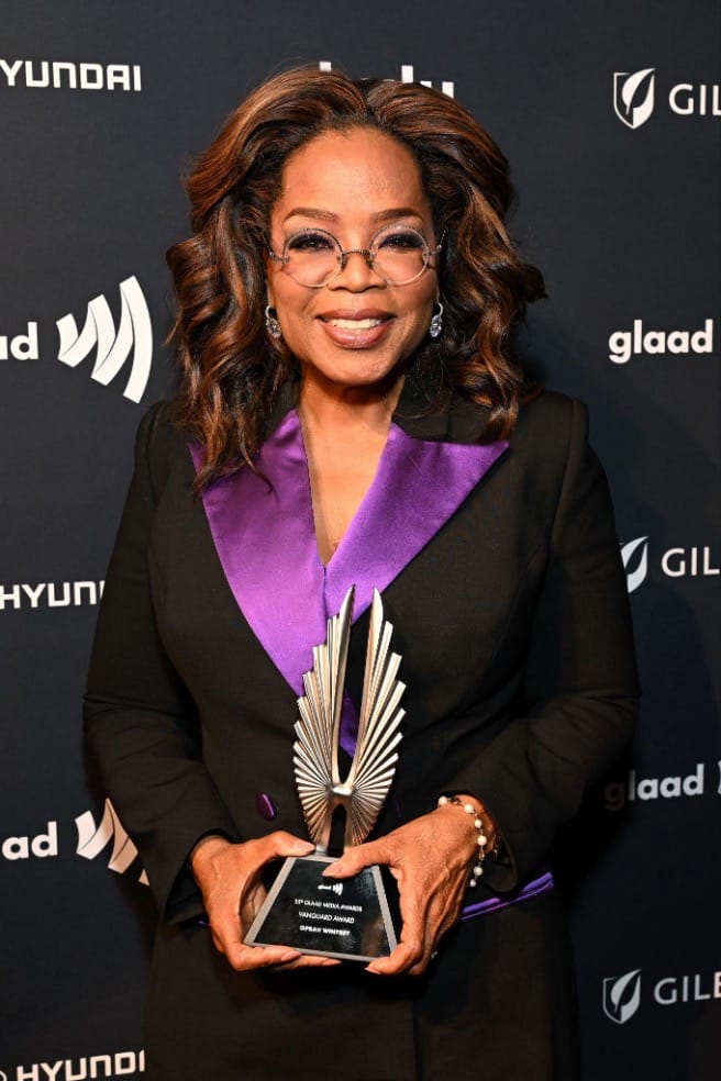 Oprah Winfrey received GLAAD’s Vanguard Award at the 35th annual GLAAD Media Awards in Los Angeles | GLAAD Oprah Winfrey received GLAAD’s Vanguard Award at the 35th annual GLAAD Media Awards in Los Angeles