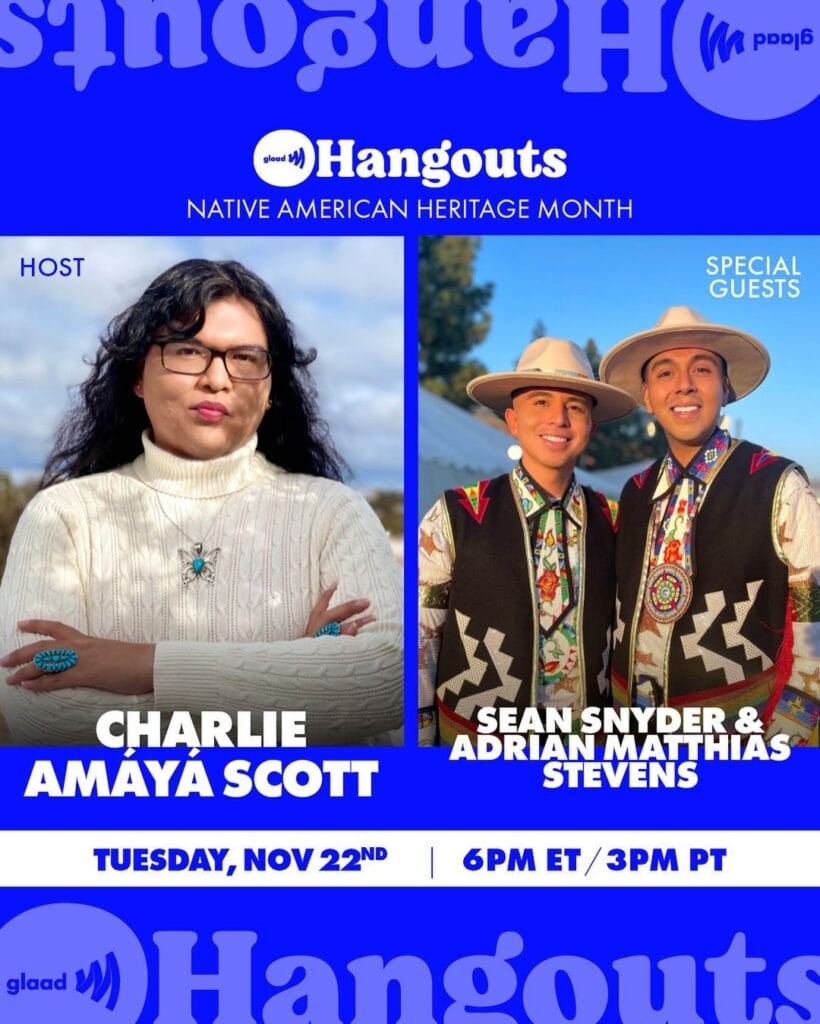 GLAAD Hangouts Charlie Amaya Scott, Sean Snyder and Adrian Matthias Stevens | GLAAD GLAAD Hangouts Charlie Amaya Scott, Sean Snyder and Adrian Matthias Stevens