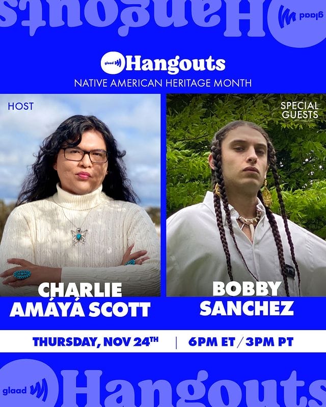 Hangouts Charlie Amaya Scott and BobbySanchez | GLAAD Hangouts Charlie Amaya Scott and BobbySanchez