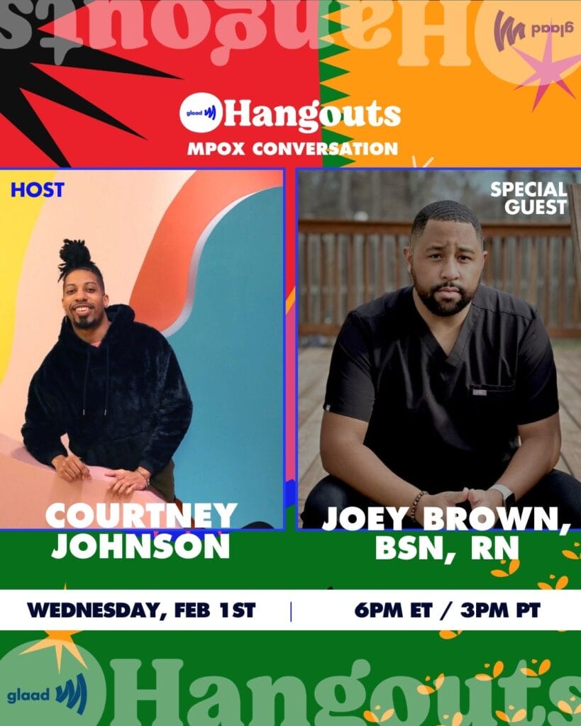 GLAAD Hangout with Courtney Johnson and Joey Brown, BSN, RN | GLAAD GLAAD Hangout with Courtney Johnson and Joey Brown, BSN, RN