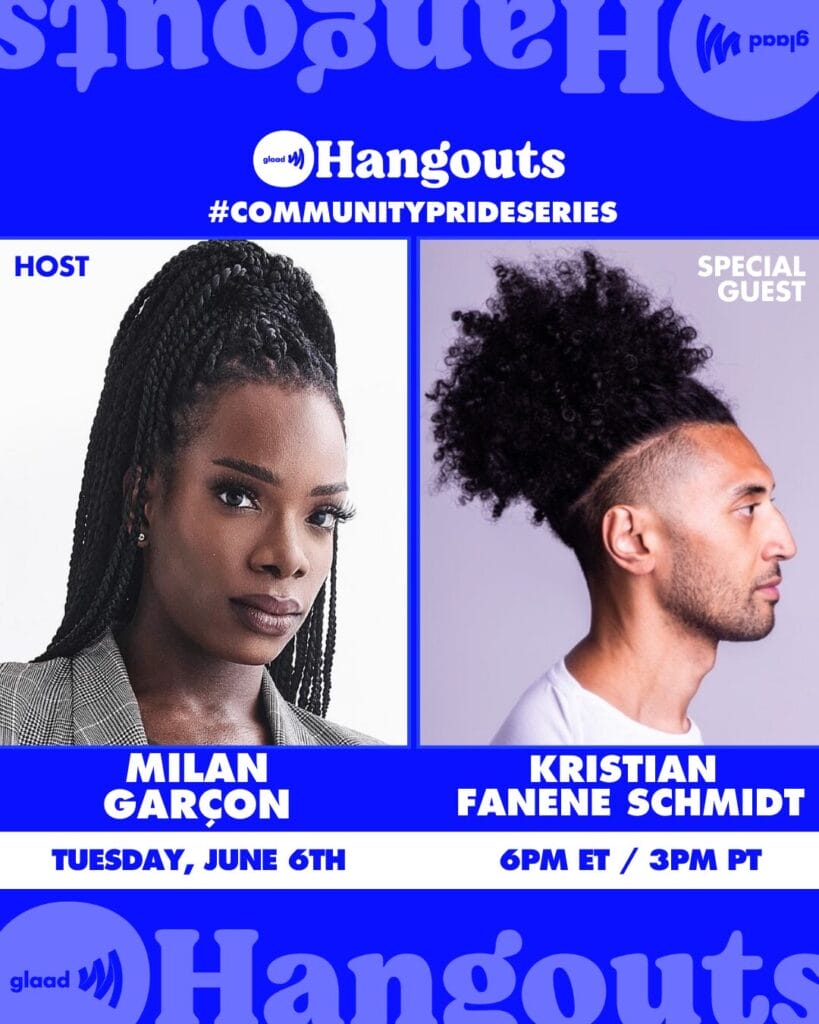 GLAAD Hangouts with Milan Garçon andKristian Fanene Schmidt | GLAAD Hangouts with Milan Garçon andKristian Fanene Schmidt