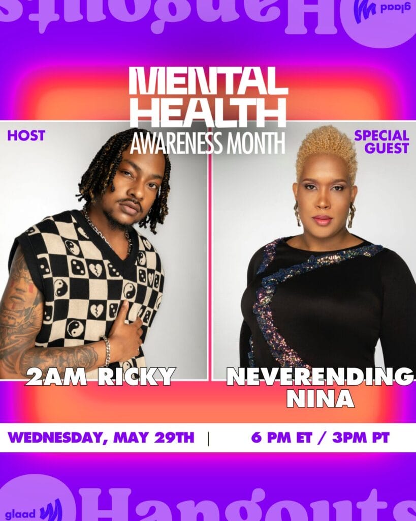 GLAAD Hangouts with 2AM Ricky and Neverending Nina | GLAAD GLAAD Hangouts with 2AM Ricky and Neverending Nina