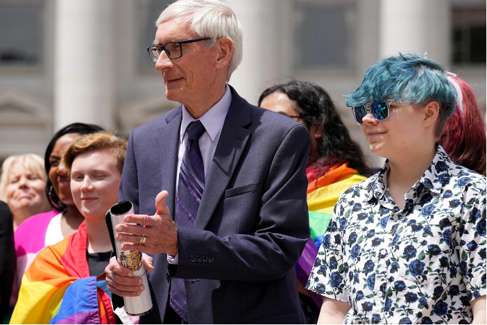 Wisconsin Governor Tony Evers. Photo credit: Mark Hoffman / USA Today Network | GLAAD Wisconsin Governor Tony Evers. Photo credit: Mark Hoffman / USA Today Network
