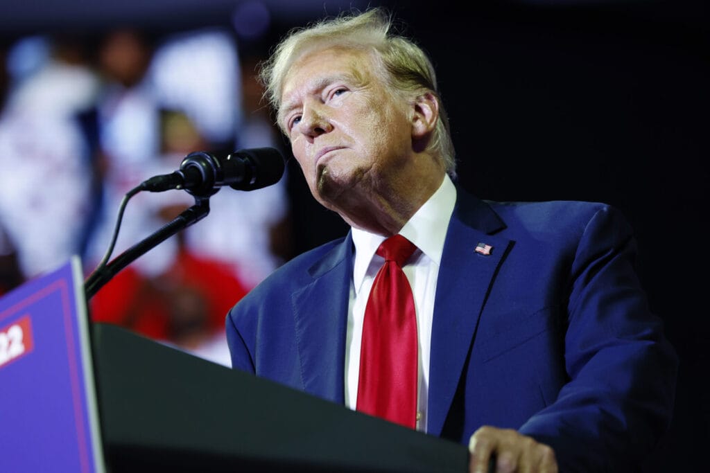 Donald Trump Holds Campaign Rally In Philadelphia