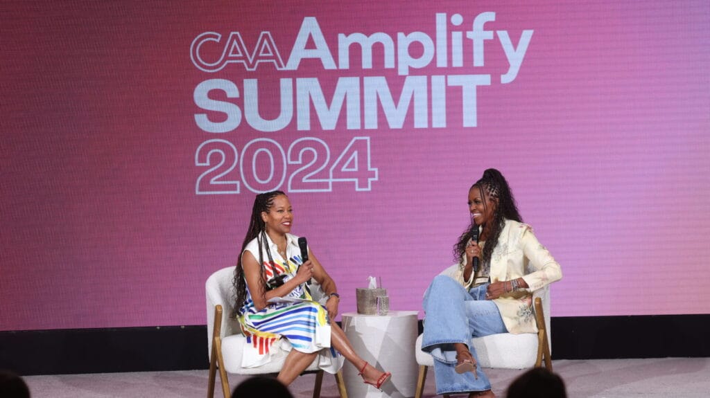 Regina King and Mrs Michelle Obama at CAA Amplify 2024 | GLAAD