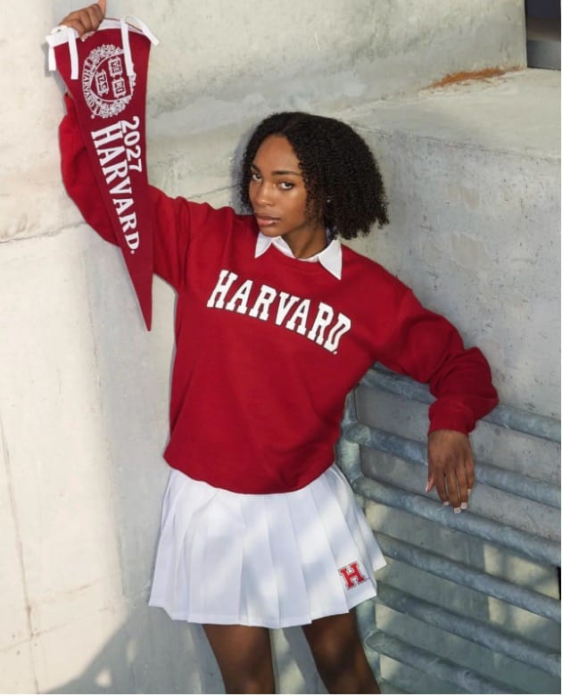 Safara Malone poses in Harvard paraphernalia. Malone is on track to earn her bachelor’s in Women, Gender, Sexuality Studies & Government in 2027. | GLAAD Safara Malone poses in Harvard paraphernalia. Malone is on track to earn her bachelor’s in Women, Gender, Sexuality Studies & Government in 2027.