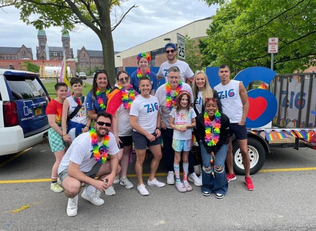 7 News team at Buffalo Pride via WKBW | GLAAD 7 News team at Buffalo Pride via WKBW
