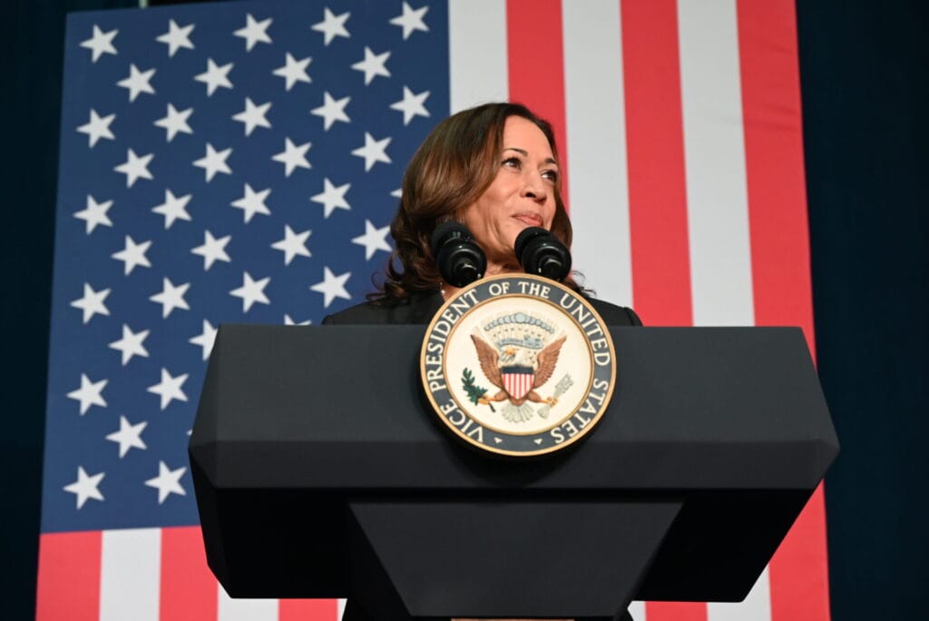Vice President Kamala Harris comments on Trump shooting in Michigan