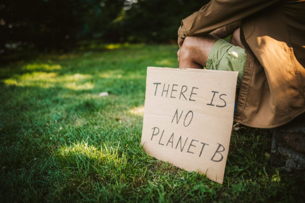 Young activist / protester. Environmental conservation / Climate change protest.