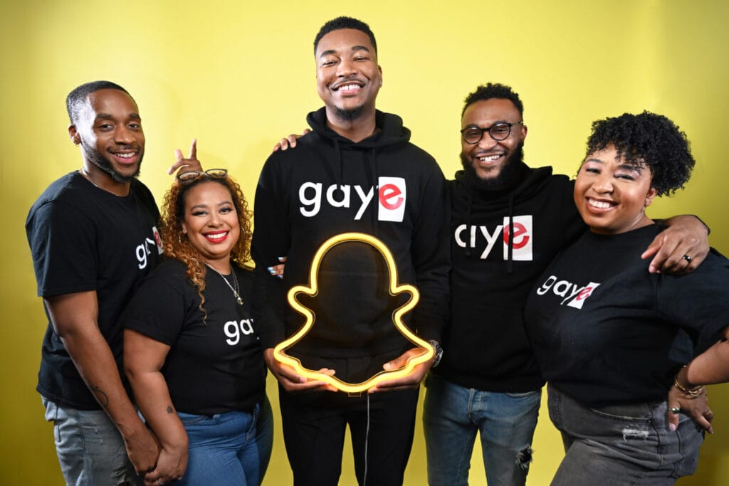 Gaye Magazine team with Editor-In-Chief K. Keith (center). Image courtesy of Gaye Magazine