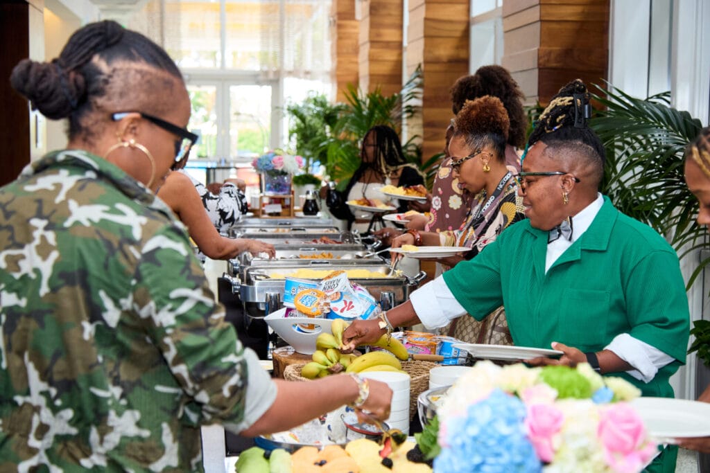 2024 American Black Film Festival (ABFF) attendees joined GLAAD for the Queer Lens Brunch at the Royal Palm in Miami Beach. Photo By JElijahPhotos. | GLAAD 2024 American Black Film Festival (ABFF) attendees joined GLAAD for the Queer Lens Brunch at the Royal Palm in Miami Beach. Photo By JElijahPhotos.