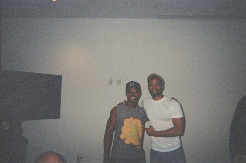 Donnie Hue Frazier III (L) and Jussie Smollett (R). Photo Courtesy of Brandon Nicholas. | GLAAD Donnie Hue Frazier III (L) and Jussie Smollett (R). Photo Courtesy of Brandon Nicholas.