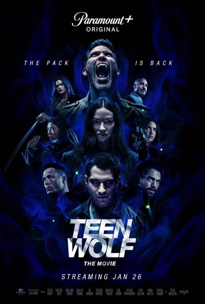 Oct. 7, 2022 –Paramount+ today announced that the upcoming original film TEEN WOLF: THE MOVIE will premiere Thursday, Jan. 26, 2023 exclusively on the service in the U.S. and Canada. The film, written and produced by Jeff Davis, will premiere the following day on Friday, Jan. 27, 2023 on Paramount+ in the U.K., Latin America, and Australia. Premiere dates for other Paramount+ international markets will be announced at a later date.Teen Wolf The Movie | GLAAD Teen Wolf The Movie