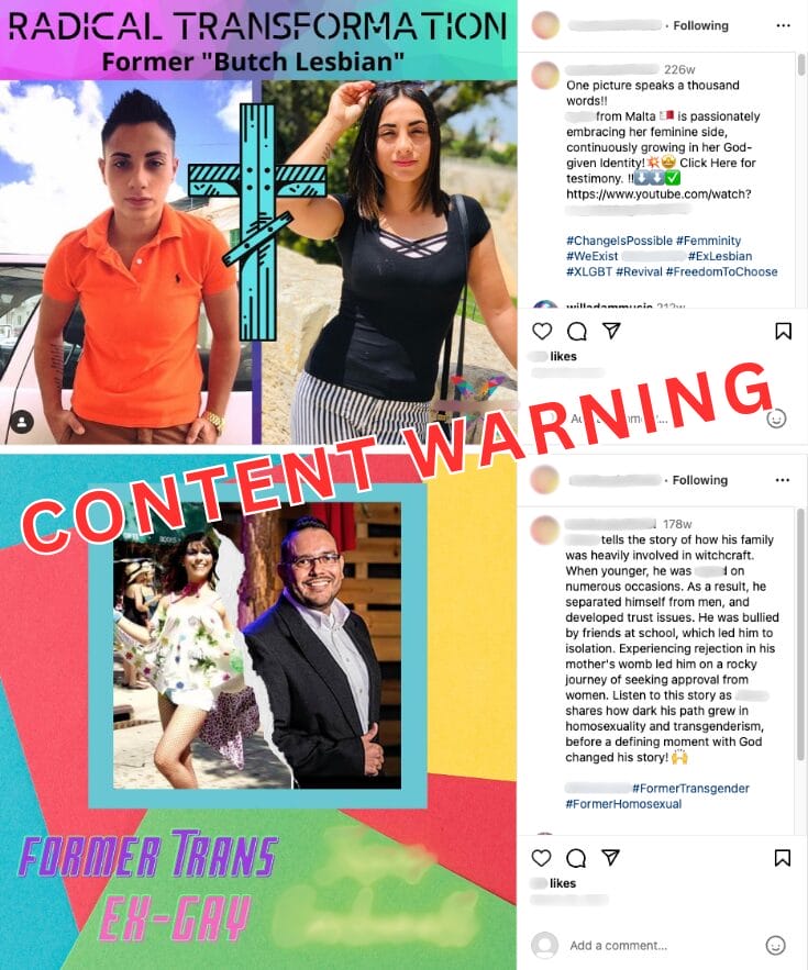 Content Warning - Former Gay | GLAAD Content Warning - Former Trans, Ex-Gay, Former Butch Lesbian