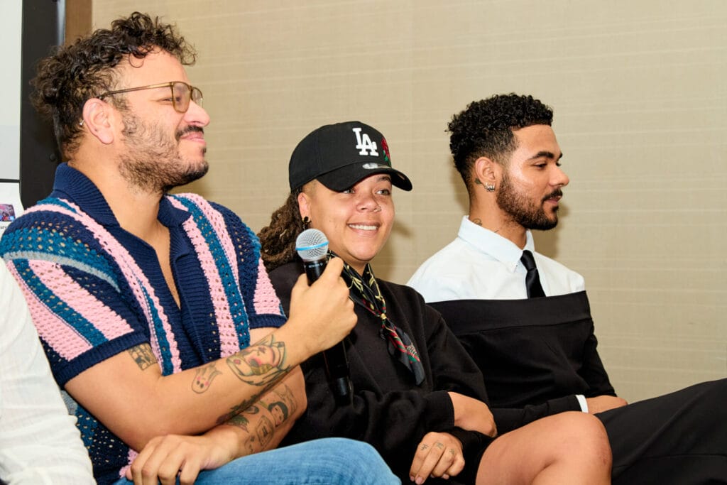 IMG_8862 | GLAAD Matthew Rodriguez, Alexander King, and SHAH at USCHA Telling Your Story Session - Photo Courtesy of Johnathan Parham