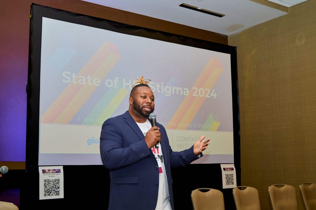 IMG_8799 | GLAAD GLAAD Sr. Director of Communities of Color & Media DaShawn Usher Presenting at USCHA Telling Your Story Session - Photo Courtesy of Johnathan Parham