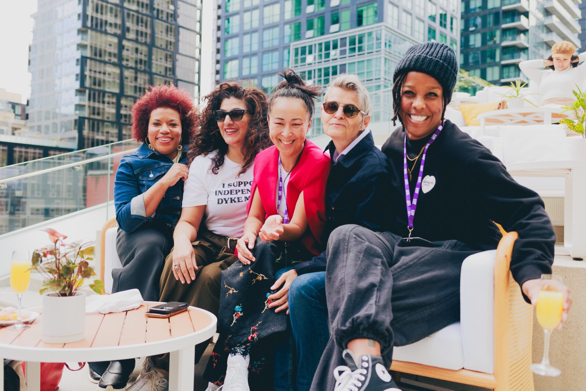 Guests mingle at the Queer Brunch (photo credit - Albert Hoang) | GLAAD