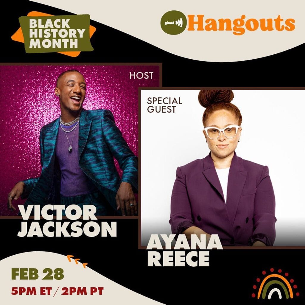 GLAAD Hangout with Victor Jackson and Ayana Reece | GLAAD GLAAD Hangout with Victor Jackson and Ayana Reece