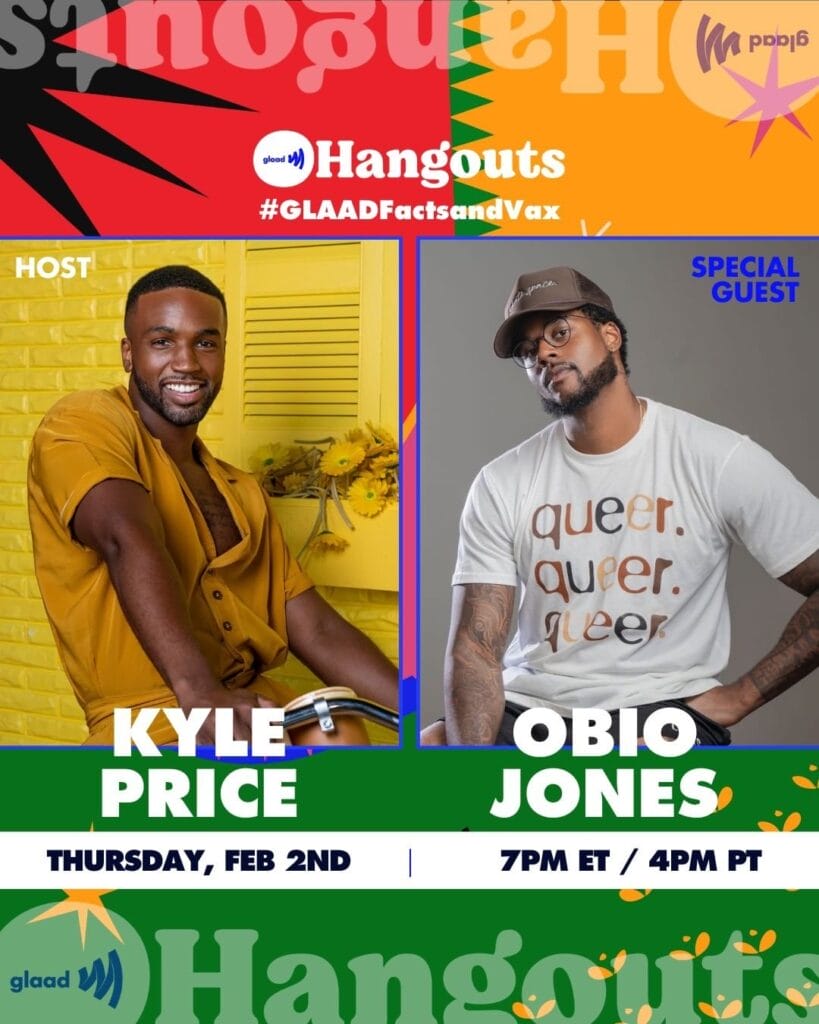 GLAAD Hangout with Kyle Price and Obio Jones | GLAAD GLAAD Hangout with Kyle Price and Obio Jones