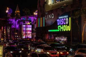 DISCOSHOW lights up the Las Vegas Strip on its World Premiere night Sept 7 2024_ a Gaby Duong © Spiegelworld | GLAAD