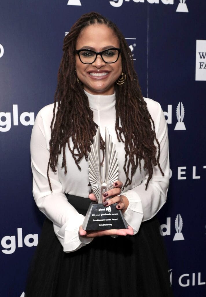 Photo of Ava DuVernay at the 2018 GLAAD Media Awards in New York | GLAAD Photo of Ava DuVernay at the 2018 GLAAD Media Awards in New York