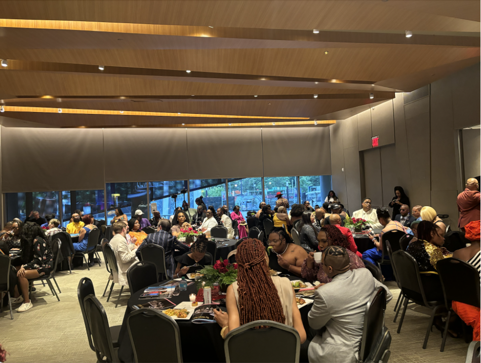Attendees dine with honorees during the 4th annual Trans Life Awards at The National Center for Civil and Human Rights in Atlanta, GA, on August 31, 2024. | GLAAD Attendees dine with honorees during the 4th annual Trans Life Awards at The National Center for Civil and Human Rights in Atlanta, GA, on August 31, 2024.