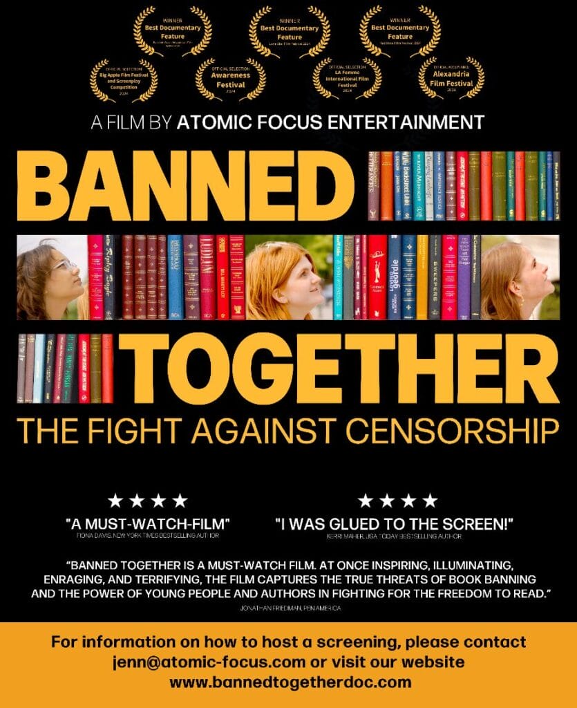 Community members who would like to help sponsor a screening of Banned Together are encouraged to contact Atomic Focus Entertainment Owner/Producer Jennifer (Jenn) Wiggin at jenn@atomic-focus.com or by visiting the Banned Together website. | GLAAD Community members who would like to help sponsor a screening of Banned Together are encouraged to contact Atomic Focus Entertainment Owner/Producer Jennifer (Jenn) Wiggin at jenn@atomic-focus.com or by visiting the Banned Together website.
