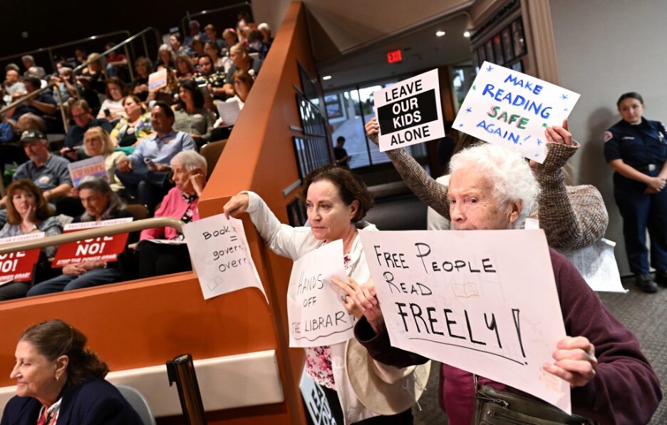 Book Ban Protesters
