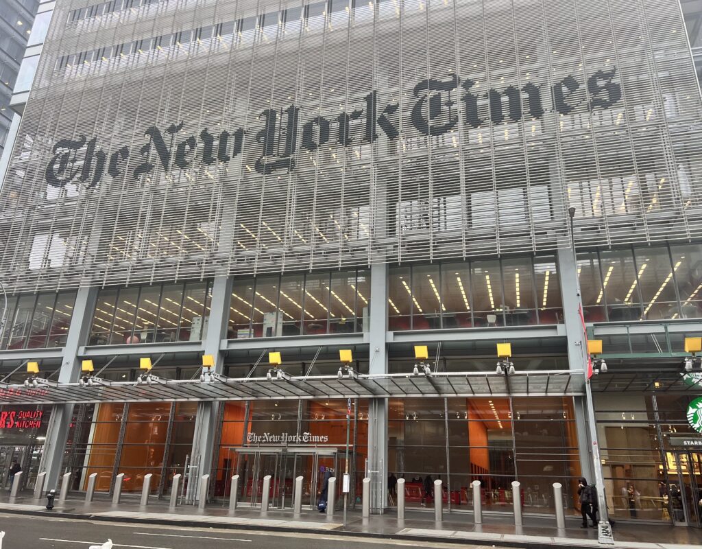 The New York Times building