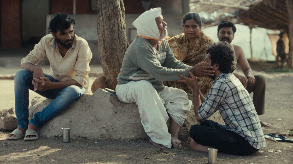 Bhushaan Manoj, Suraaj Suman, Jayshri Jagtap, Suresh Shinde and Harish Baraskar appear in Sabar Bonda (Cactus Pears) by Rohan Parashuram Kanawade, an official selection of the 2025 Sundance Film Festival. | GLAAD Bhushaan Manoj, Suraaj Suman, Jayshri Jagtap, Suresh Shinde and Harish Baraskar appear in Sabar Bonda (Cactus Pears) by Rohan Parashuram Kanawade, an official selection of the 2025 Sundance Film Festival.