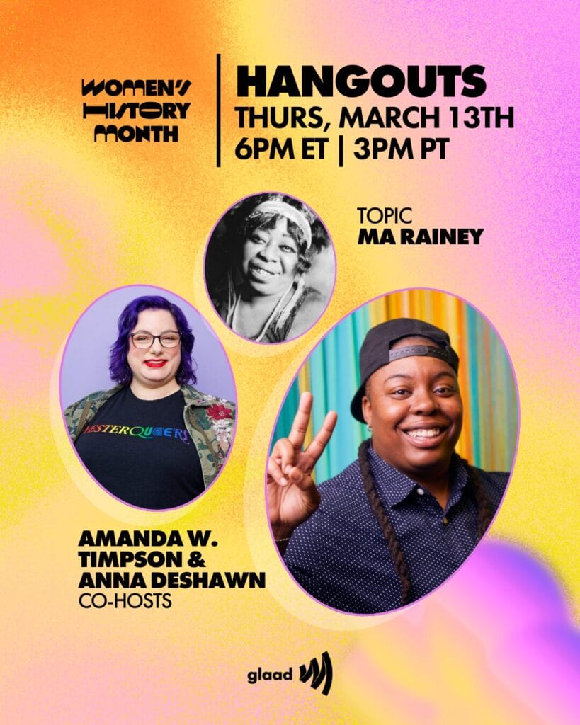 GLAAD Hangouts with Anna DeShawn and Amanda W Timpson, March 13 2025 | GLAAD GLAAD Hangouts with Anna DeShawn and Amanda W Timpson, March 13 2025