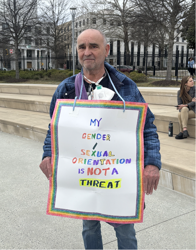 James Waldrop at the Pride to the Capitol rally at Liberty Plaza in downtown Atlanta on March 4, 2025. | GLAAD James Waldrop at the Pride to the Capitol rally at Liberty Plaza in downtown Atlanta on March 4, 2025.
