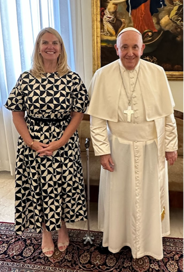 Pope Francis and Sarah Kate Ellis | GLAAD Pope Francis and Sarah Kate Ellis