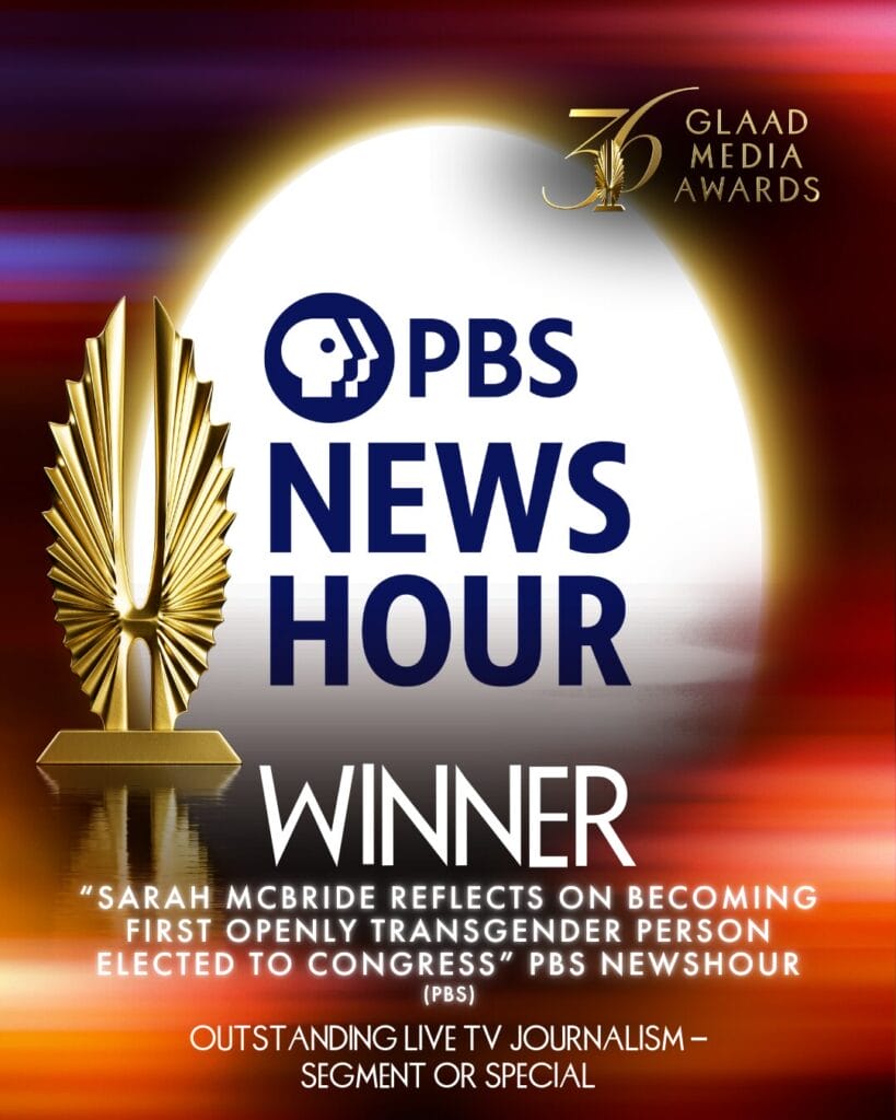 36th GLAAD Media Awards Winner PBS News Hour | GLAAD 36th GLAAD Media Awards Winner PBS News Hour