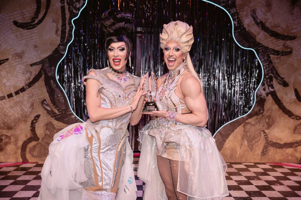 Alaska and Nick Adams at DRAG: The Musica | GLAAD Alaska and Nick Adams at DRAG: The Musica