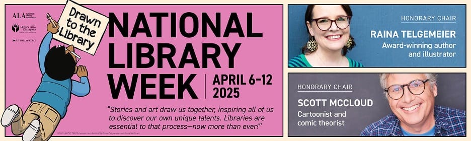 Drwan to the Library - National Library Week April 6-12th | GLAAD Drwan to the Library - National Library Week April 6-12th